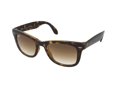 Produktbild von Ray-Ban WAYFARER FOLDING CLASSIC, Erwachsener, Männlich, Wanderer, Vollrand, Schildkröte, Schildkröte