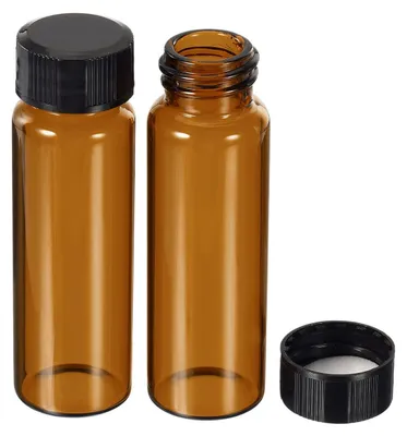 15 mL Reagenzglasflasche, 10er-Pack, braun, Glas, Schraubdeckel
