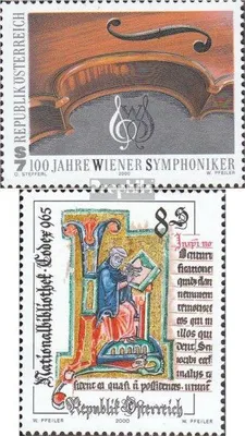 Produktbild von Briefmarken Österreich 2000 Mi 2328,2329 (kompl.Ausg.) postfrisch Wiener Symphoniker