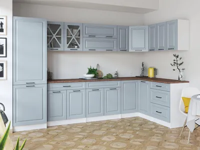 Obrázek produktu pro Rohová kuchyňská linka SINGRID - Denim