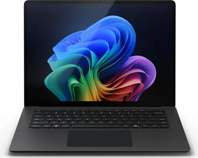 Image de Microsoft Surface Laptop Copilot+ PC for Business - 7th Edition - Snapdragon X Elite X1E-80-100 - Win 11 Pro - Qualcomm Adreno - 32 GB RAM - 1 TB SSD - 38.1 cm (15") Touchscreen 2496 x 1664 @ 120 Hz - Wi-Fi 7, Bluetooth - Schwarz - kbd : Europa