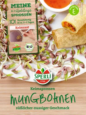 Produktbild von Keimsprossen Mungbohnen süßlicher-nussiger Geschmack