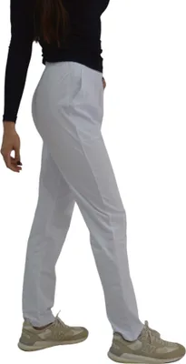 Produktbild von Pyjama Royyen 7475 Schlafhose Damen Nachtwäsche – WEIß / L