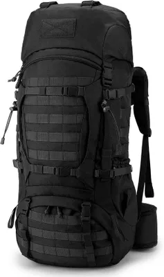 Productafbeelding van Tactische militaire rugzak, trekkingrugzak met regenbescherming, reisrugzak voor outdoor sport