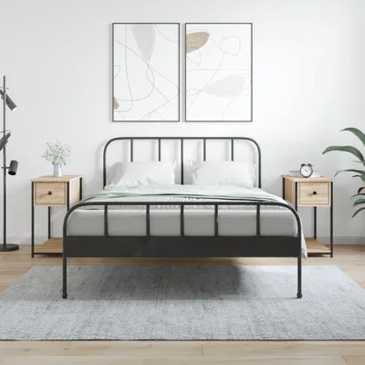 Obrázek produktu pro vidaXL Noční stolky 2 ks Sonoma dub 30x60x60 cm výrobek z odvozeného dřeva