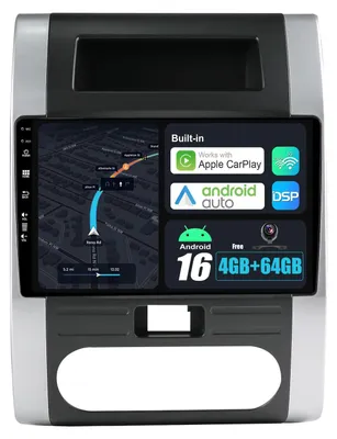 Obrázok produktu pre 14-palcové autorádio pre modely 2007-2015: Bezdrôtové Carplay, 10,1-palcový 2DIN systém, podpora DAB a ovládanie z volantu