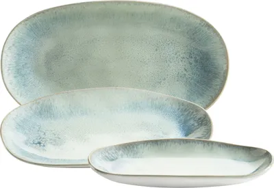Produktbild von Servierplatten-Set, Steinzeug Servierplatten-Set, Steinzeug Frozen Mäser