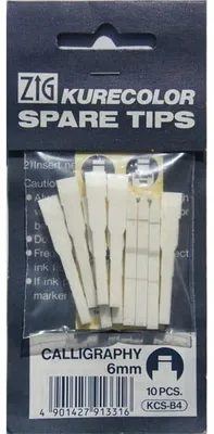 Produktbild von Kuretake Kurecolor Twin S Kalligraphie Marker-Spitzen 6 mm