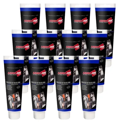 Zdjęcie produktu dla 12 sztuk tubek po 125 ml: smar na bazie wazeliny, czyszczący, neutralizujący kwasy, do maszyn