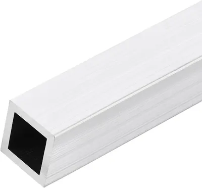 Immagine prodotto di Tubo quadrato in alluminio, 25x25 mm, lunghezza 300 mm, realizzato in alluminio 6061, per costruzioni