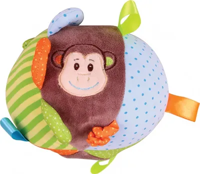 Image de Bigjigs Baby Textile Active Ball Monkey Cheeky