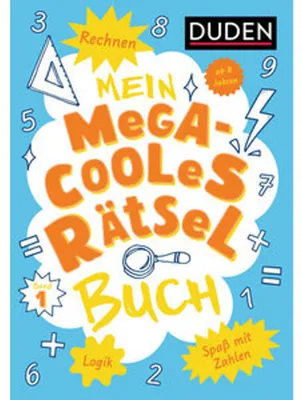 Produktbild von Mein megacooles Rätselbuch - Rechnen | Logik | Spaß mit Zahlen - ab 8 Jahren - Band 1