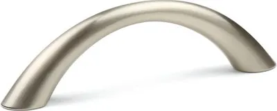 Produktbild von Anita 96 Möbelgriff aus gebürstetem Nickel + Schrauben