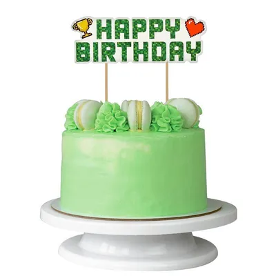 Produktbild von Kuchendekoration "Game On" Gaming Party Happy Birthday