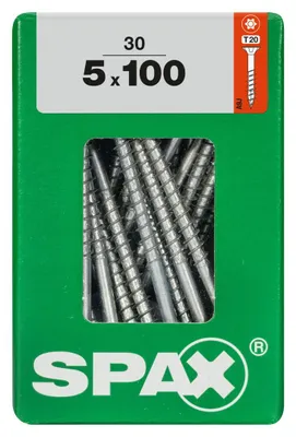 Produktbild von Spax Universalschrauben 5.0 x 100 mm TX 20 - 30 Stk.