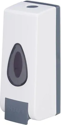 Immagine prodotto di Portasapone a mano con montaggio a parete - 350 ml - bianco - 20x75x75 cm - staffa da parete