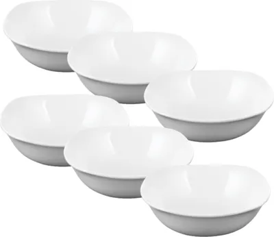 Image de Bol Wilmax 650 ml, 16,5 cm, porcelaine blanche, lot de 6 WL-992001/A6