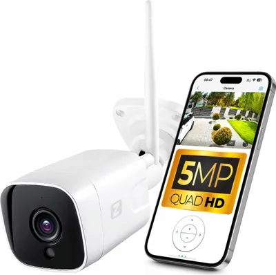 Produktbild von IP-Kamera A5 WiFi 5 MP mit Audio, IP66, für Micro-SD bis 128 GB-Zintronic