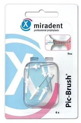 Produktbild von Pic Brush Interdentalb.Ersatzb.2 mm weiß 6 St