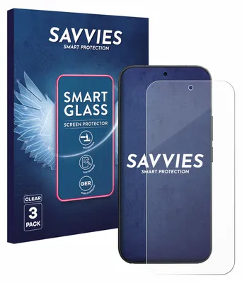 Produktbild von 3x Savvies Schutzglas Folie für Vivo V70 9H Panzer Schutzfolie Glas Displayschutz klar transparent
