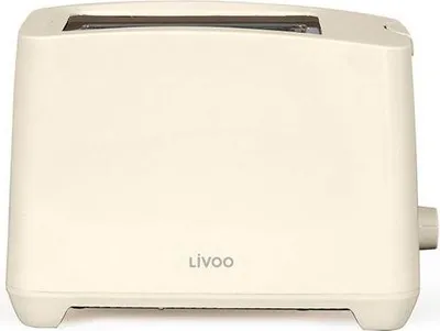 Obrázok produktu pre Toustovač - Elektrický toustovač  2 otvory - LIVOO - DOD162C - 750 W - Nastaviteľný termostat: 7 úrovní - Biela farba