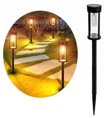 Zdjęcie produktu dla LAMPKA Lampa SOLARNA OGRODOWA Wbijana LED Gruntowa Słupek Ogrodowy A6040