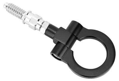 Zdjęcie produktu dla Haczyk holowniczy do samochodów europejskich z sterowaniem CNC, pasujący do modeli serii 3: E39, E92, E91, E90, E46, E36 (czarny)