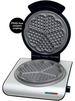 Produktbild von Waffeleisen, Keramikbeschichtung, Silberfinish
