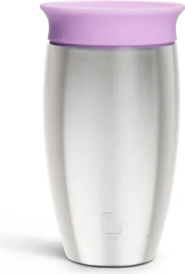 Obrázok produktu pre Munchkin MUNCHKIN nerūdijančio plieno puodelis, Miracle 360, 12mėn+, violetinės spalvos, 296ml, 05190901