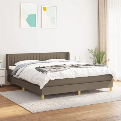 Produktbild von Maison Exclusive - Boxspringbett mit Matratze Taupe 160x200 cm Stoff