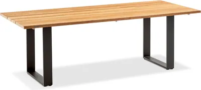 Produktbild von Niehoff Noah Tisch Profilkufe Aluminium/Teak