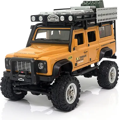 Immagine prodotto di Amewi D90X28 Metall Scale Crawler gelb Modello radiocomandato (RC) Camion cingolato Motore elettrico 1:28