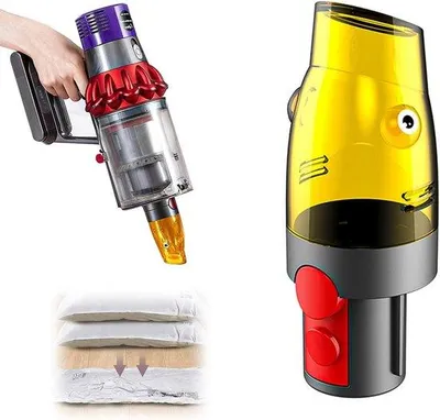Obrázek produktu pro Adaptér pro sací hadici vysavače, vyrobený z plastu – kompatibilní s modely Dyson V7, V8, V10, V11, V12, V15 Slim, slouží k odsávání vzduchu z pytlů