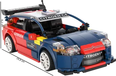 Produktbild von Deqube 1:18 Citroën C4 Wrc Sebastian Loeb App+rc 329 Stücke Spiel Konstruktion Mehrfarbig Mehrfarbig One Size