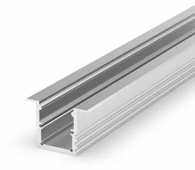 Produktbild von LED Profile in silber P25-1 100CM ohne Abdeckung für LED Streifen bis 14mm Breite