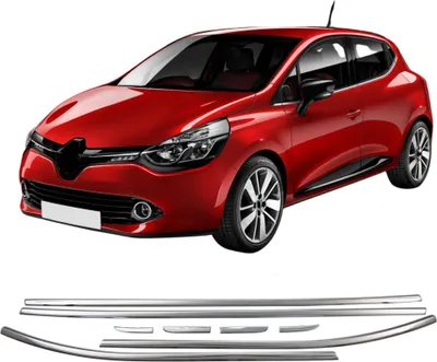 Image de Baguettes de vitres latérales inox chrome Renault Clio 4 HB 2012-