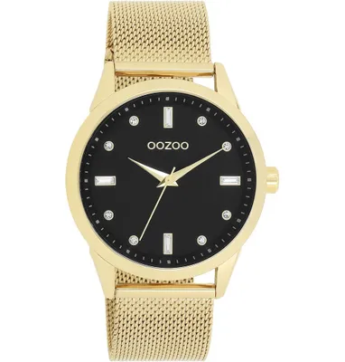 Produktbild von Oozoo Damen Metallarmband Uhr Timepieces gold Analog Quarzuhr UOC11283