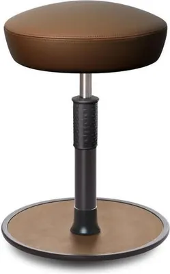 Produktbild von Sitz- Stehhocker Free Regular Hutsitz Boxmark Leder Braun schwarz /Natur.