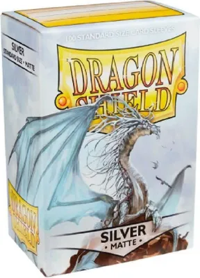Image de Dragon Shield Matte : Silver (100 pièces)