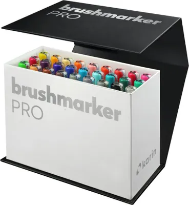 Immagine prodotto di Karin Brushmarker PRO Mini Box 26 colori + set di miscelatori