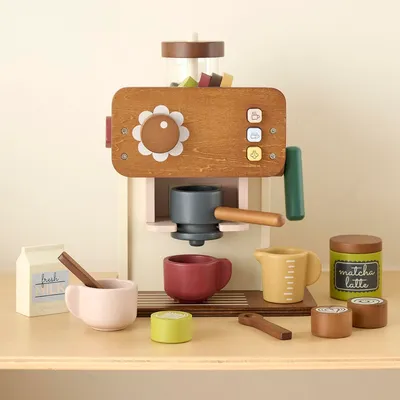 Produktbild von Petite Amélie Kaffeemaschine aus Holz Noyer