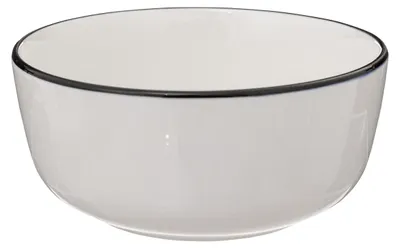 Obrázok produktu pre Porcelánová miska ALIX s čiernym okrajom, Ø 15 cm