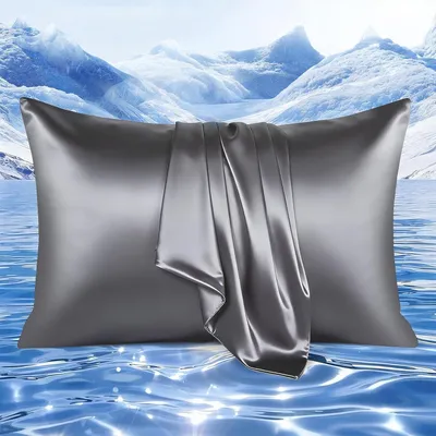 Obrázok produktu pre Chladivý poťah na vankúš 40 x 80 cm, hladký ako hodváb