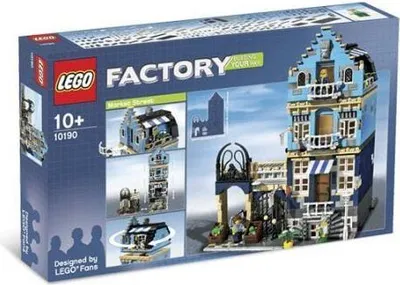Produktbild von LEGO® Market Street – Seltenes Modular Building Sammlerset aus der LEGO® Creator Expert Serie - 10190 1248 Teile