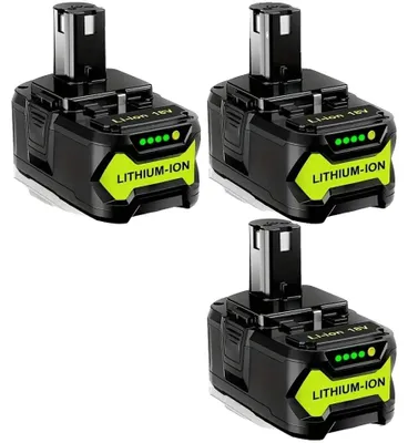 Obrázok produktu pre Lítium-iónová batéria, kapacita 8000 mAh, kompatibilná s 18 V, 3 ks 8,0