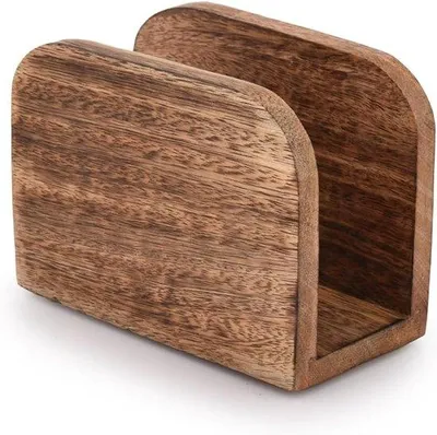 Immagine prodotto di Vassoio da portata in legno marrone da 13 cm per ristoranti