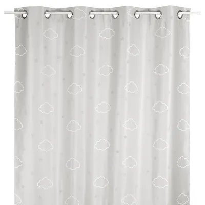 Produktbild von Vorhang Glow in the Dark, grau, 140x250 cm - Atmosphera