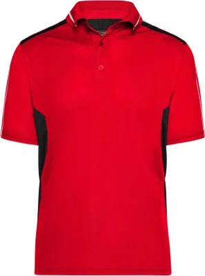 Produktbild von Craftsmen Poloshirt - STRONG - Funktions Polo red/black, Gr. M