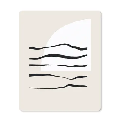 Produktbild von MuchoWow® Mauspad Mousepad Abstrakt - Linie - Pastell 19x23 cm - Mousepads - Maus Mat - Pad - Mausunterlage - Mauspads - Spielen
