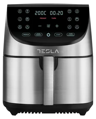 Obrázek produktu pro Horkovzdušná fritéza Tesla AF701BX, 1700W, 7 l, 12 programů, nepřilnavý povrch, dotyková obrazovka, nerezová ocel